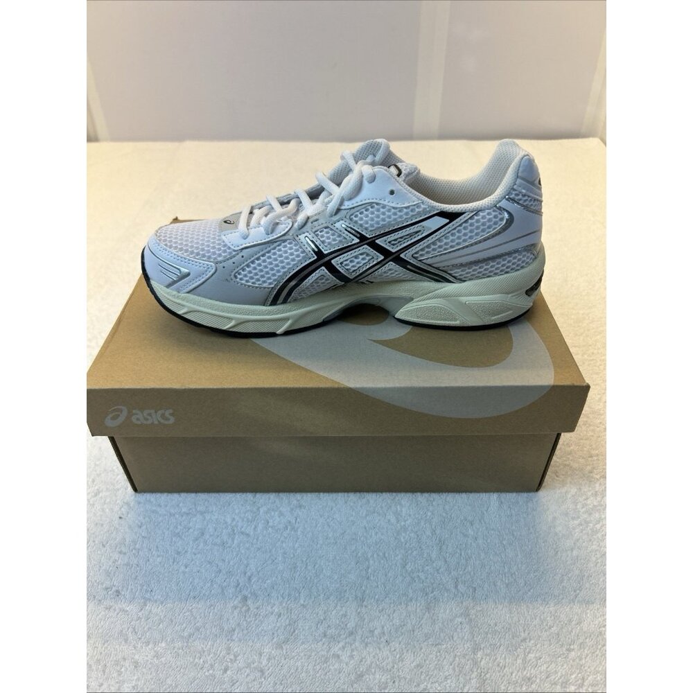 Asics Unisex Gel 1130 Running Shoes White/Cloud Grey Men 9 Women 10.5 NEW in Box